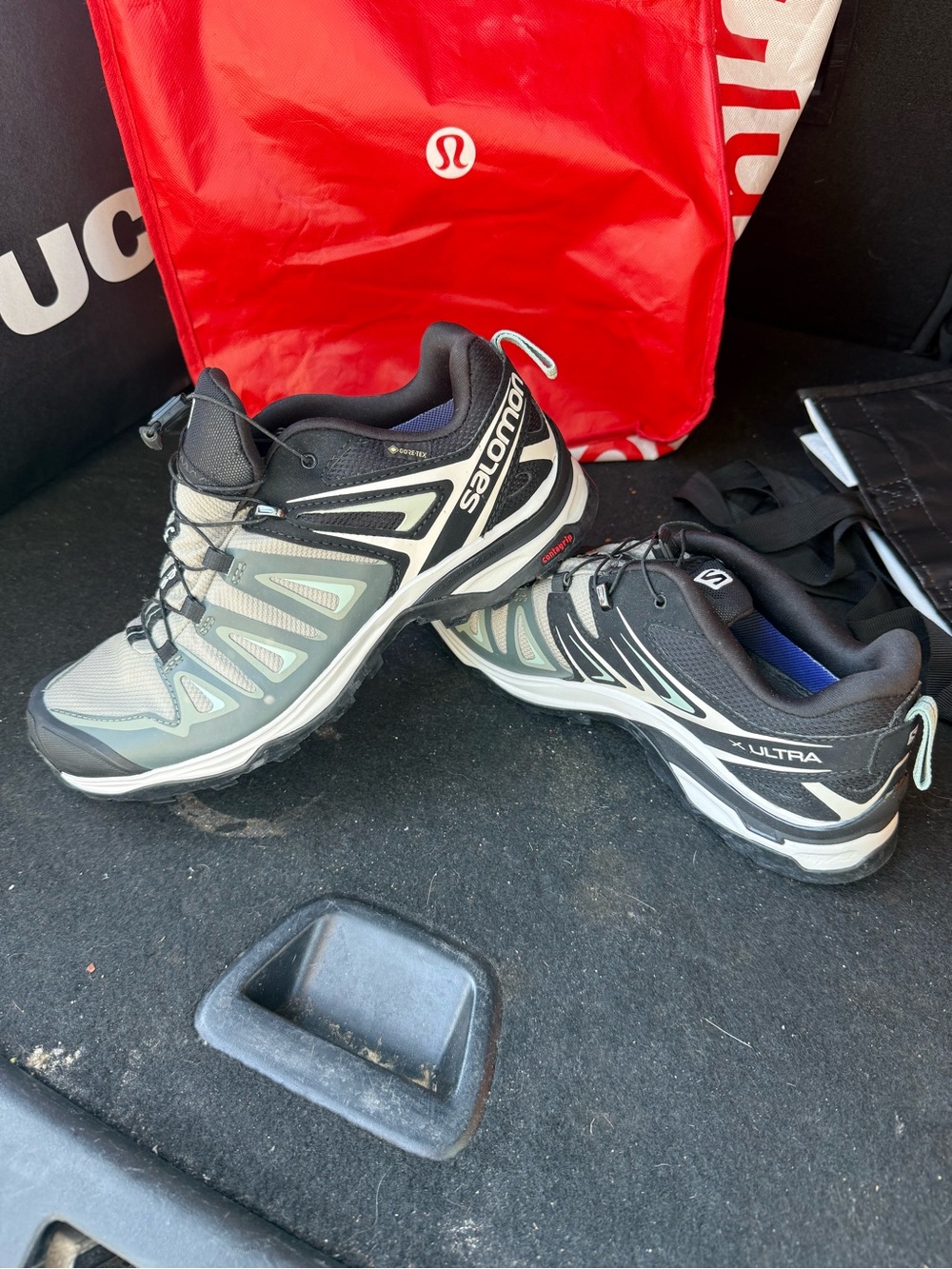 Salomon Women’s X Ultra Water-Resistant Trail Shoes - Black & Gray